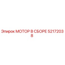 52172038 МОТОР В СБОРЕ Epiroc