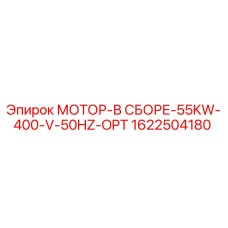 1622504180 МОТОР-В СБОРЕ-55KW-400-V-50HZ-OPT Epiroc