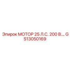 GS13050169 МОТОР 25 Л.С. 200 В. Epiroc