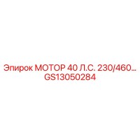 GS13050284 МОТОР 40 Л.С. 230/460 Epiroc
