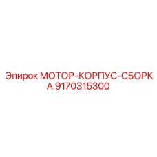 9170315300 МОТОР-КОРПУС-СБОРКА Epiroc