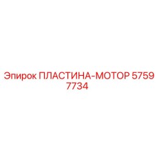 57597734 ПЛАСТИНА-МОТОР Epiroc