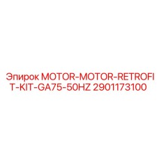 2901173100 Мотор-ретрофит комплект GA75-50Гц Epiroc