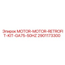 2901173300 Мотор-ретрофит комплект GA75-50Гц Epiroc
