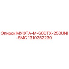 1310252230 МУФТА-M-60DTX-250UNI-SMC Эпирок