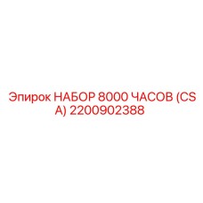 2200902388 НАБОР 8000 ЧАСОВ (CSA) Epiroc
