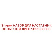 9851300000 НАБОР ДЛЯ НАСТАВНИКОВ ВЫСШЕЙ ЛИГИ (Epiroc)