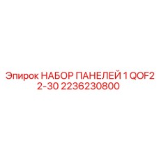 2236230800 НАБОР ПАНЕЛЕЙ 1 QOF22-30 Epiroc