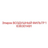 1636301491 ВОЗДУШНЫЙ ФИЛЬТР Epiroc