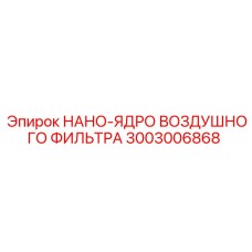 3003006868 НАНО-ЯДРО ВОЗДУШНОГО ФИЛЬТРА | Epiroc