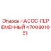 4700801051 НАСОС-ПЕРЕМЕННЫЙ Epiroc