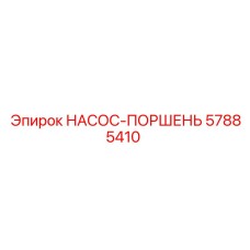 57885410 НАСОС-ПОРШЕНЬ Эпирок