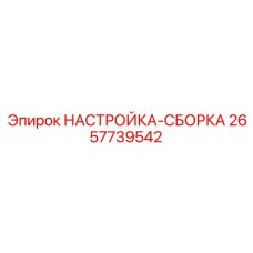 2657739542 НАСТРОЙКА-СБОРКА Epiroc