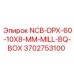 3702753100 NCB-DPX-60-10X8-MM-MILL-BQ-BOX Epiroc