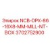 3702752900 NCB-DPX-86-16X8-MM-MILL-NT-BOX Epiroc