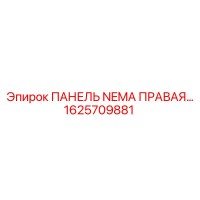 1625709881 ПАНЕЛЬ NEMA ПРАВАЯ от Epiroc