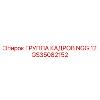 GS35082152 ГРУППА КАДРОВ NGG 12 Epiroc