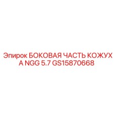 GS15870668 БОКОВАЯ ЧАСТЬ КОЖУХА NGG 5.7 Epiroc