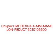 6210106500 НИППЕЛЬ3-4-MM-MAMELON-REDUCT Epiroc