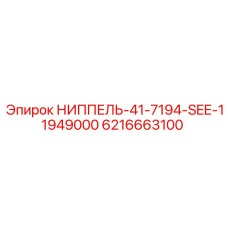 6216663100 НИППЕЛЬ-41-7194-SEE-11949000 Epiroc