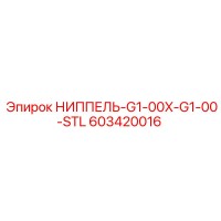 603420016 НИППЕЛЬ-G1-00X-G1-00-STL Epiroc