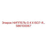 586100067 НИППЕЛЬ G 4 X ISO7-R Epiroc