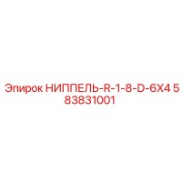 583831001 НИППЕЛЬ-R-1-8-D-6X4 Epiroc