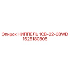 1625180805 НИППЕЛЬ 1CB-22-08WD Epiroc