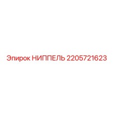 2205721623 НИППЕЛЬ Epiroc