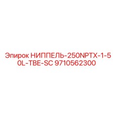 9710562300 НИППЕЛЬ-250NPTX-1-50L-TBE-SC Epiroc