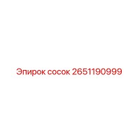 2651190999 сосок Epiroc