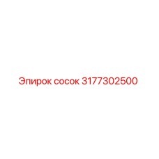 3177302500 сосок Epiroc