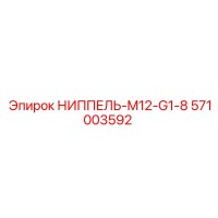 571003592 НИППЕЛЬ-M12-G1-8 Epiroc