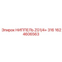 1624606563 НИППЕЛЬ ZG1/4+ 316 Epiroc