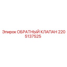 Профессиональный обратный клапан 2205137525 для оборудования Epiroc