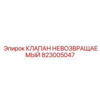 823005047 КЛАПАН НЕВОЗВРАЩАЕМЫЙ Epiroc