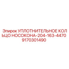 9170301490 УПЛОТНИТЕЛЬНОЕ КОЛЬЦО НОСОКОНА-204-163-4470 Epiroc