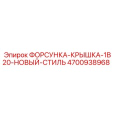 4700938968 ФОРСУНКА-КРЫШКА-1B20-НОВЫЙ-СТИЛЬ Epiroc