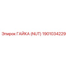 1901034229 ГАЙКА (NUT) Epiroc