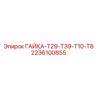 2236100855 Nut T29-T39-T10-T8 Epiroc