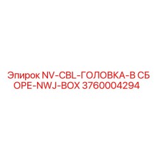 3760004294 NV-CBL-ГОЛОВКА-В СБОРЕ-NWJ-BOX Epiroc