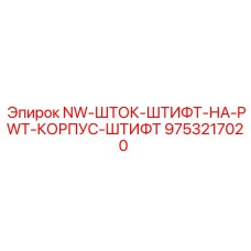 9753217020 NW-ШТОК-ШТИФТ-НА-PWT-КОРПУС-ШТИФТ - Epiroc