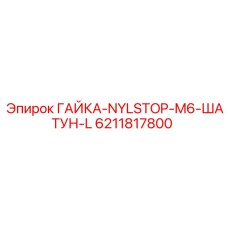 6211817800 ГАЙКА-NYLSTOP-M6-ШАТУН-L Epiroc
