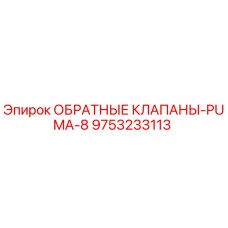 Оригинальный обратный клапан 9753233113 Epiroc PUMA-8