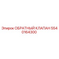 5540164300 ОБРАТНЫЙ КЛАПАН Epiroc