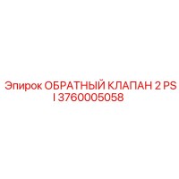 3760005058 ОБРАТНЫЙ КЛАПАН 2 PSI Epiroc