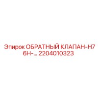 2204010323 ОБРАТНЫЙ КЛАПАН-H76H-… Epiroc