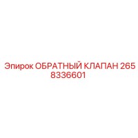 2658336601 ОБРАТНЫЙ КЛАПАН Epiroc