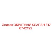 3176742192 ОБРАТНЫЙ КЛАПАН (Epiroc)