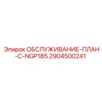 2904500241 ОБСЛУЖИВАНИЕ-ПЛАН-C-NGP185 Epiroc